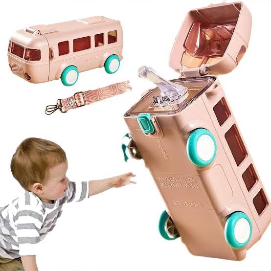 Bus Water Bottle for Kids