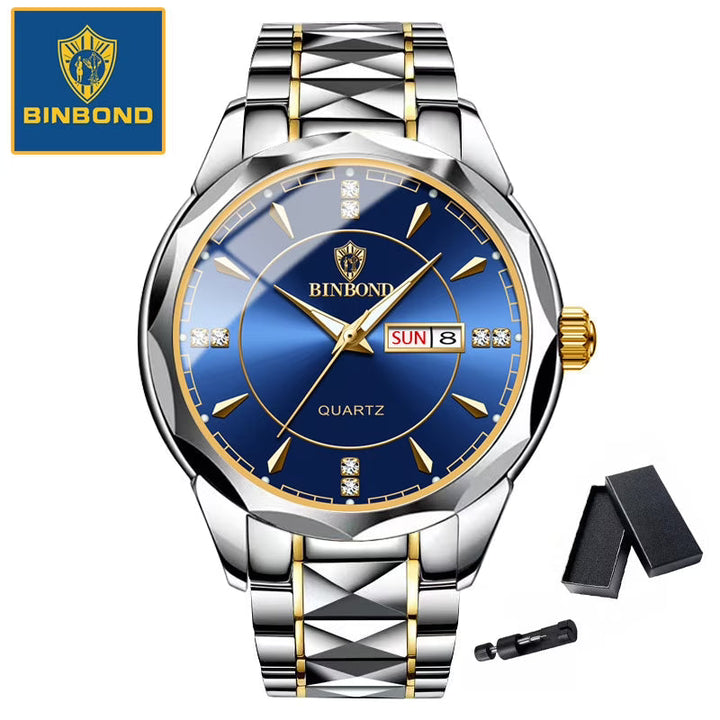 BINBOND Men's Watches Full Water Resistant & Top quality