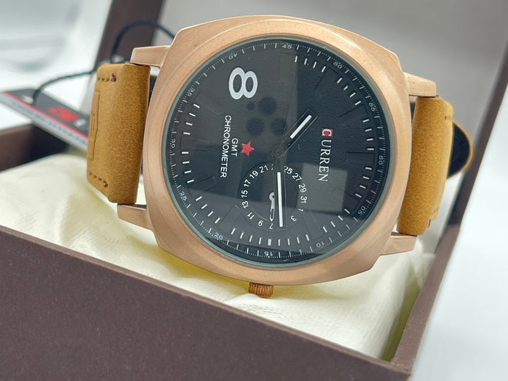 CURREN Watch For Men's Steel Back And Water Resistant