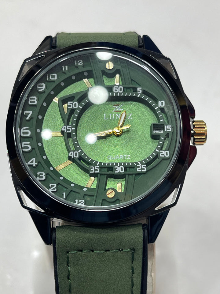 LUNOZ Watch For Men's Water resistant & Steel Back