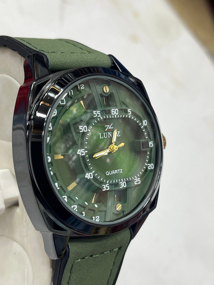 LUNOZ Watch For Men's Water resistant & Steel Back
