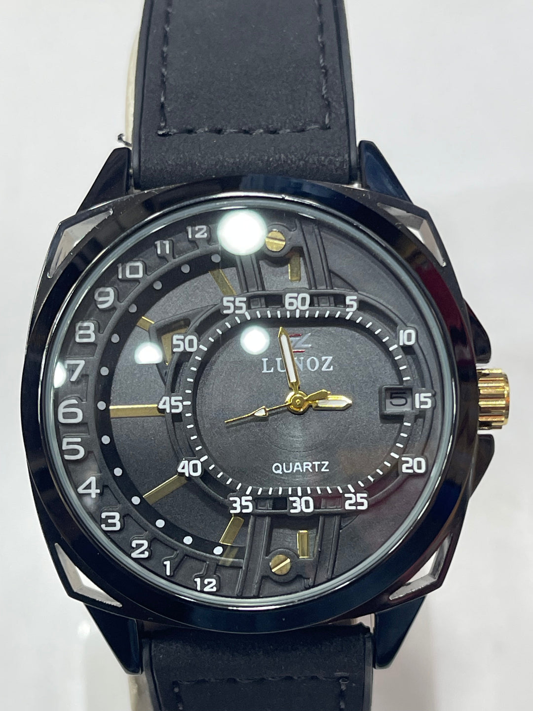 LUNOZ Watch For Men's Water resistant & Steel Back