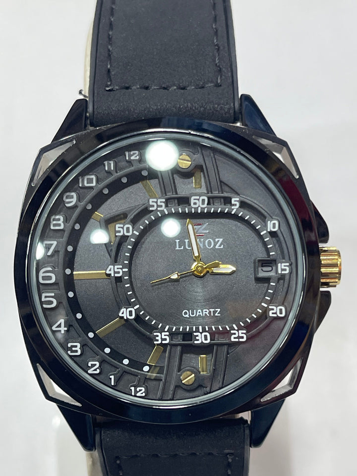 LUNOZ Watch For Men's Water resistant & Steel Back