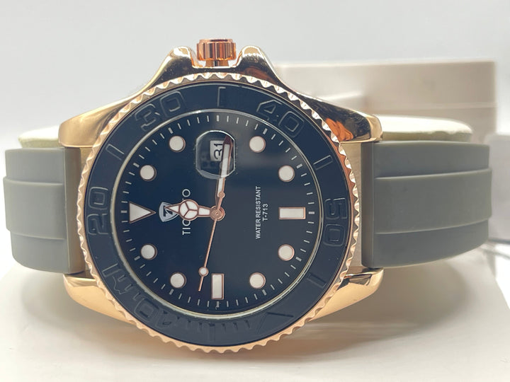 TICARTO Watch For Men's Water resistant & Steel Back