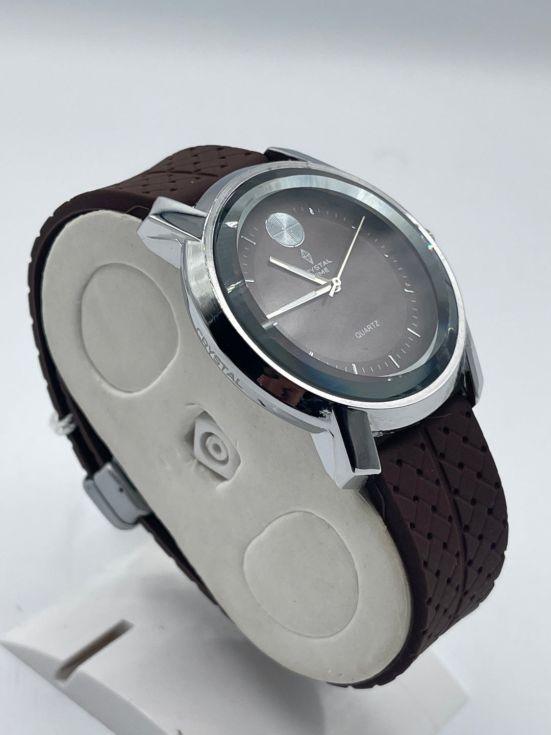 CRYSTAL Watch For Men's Water resistant & Steel Back