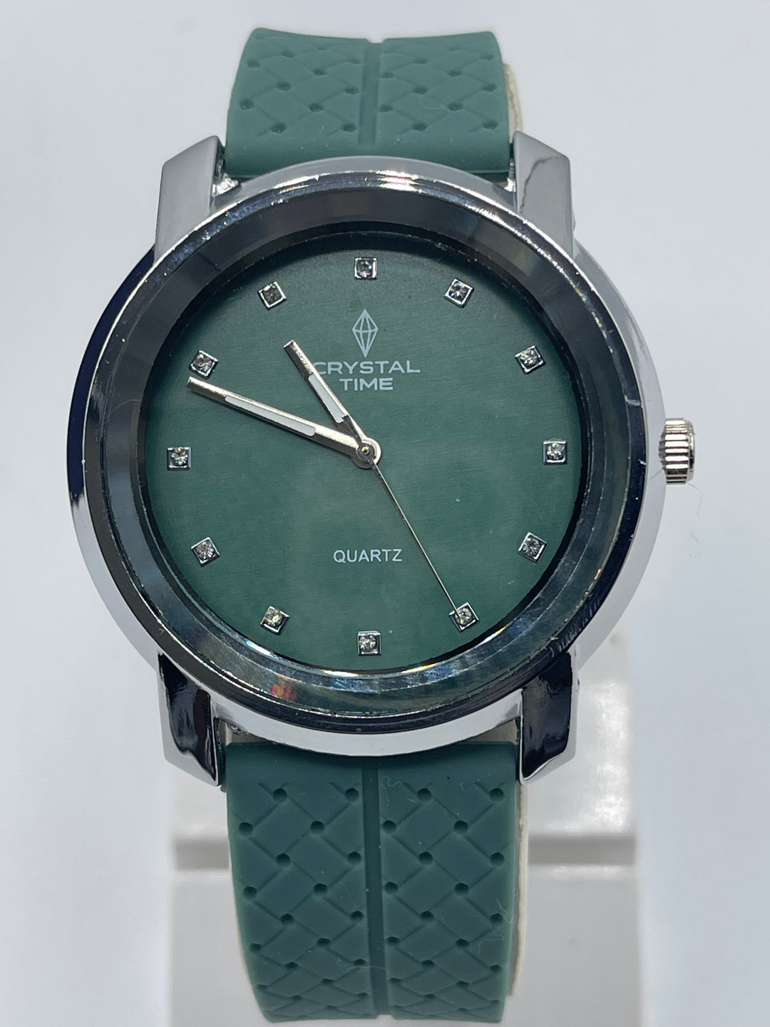 CRYSTAL Watch For Men's Water resistant & Steel Back