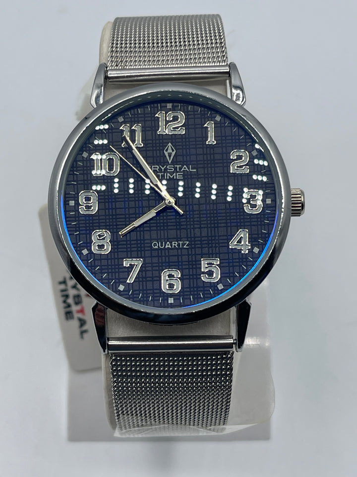CRYSTALTIME Watch For Men's Water resistant & Steel Back