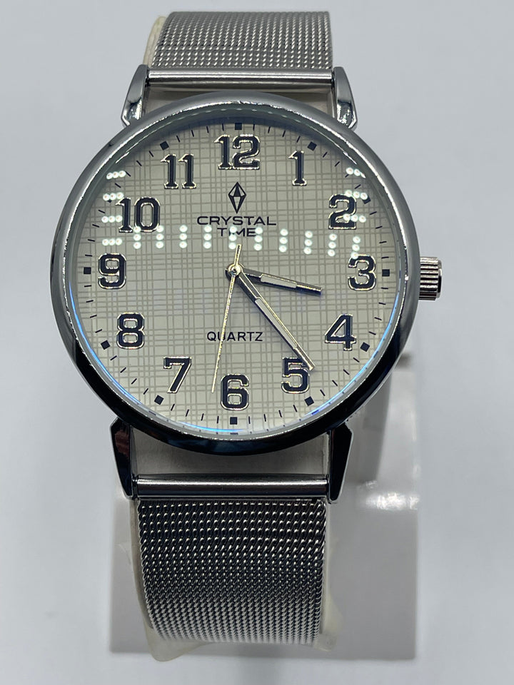 CRYSTALTIME Watch For Men's Water resistant & Steel Back