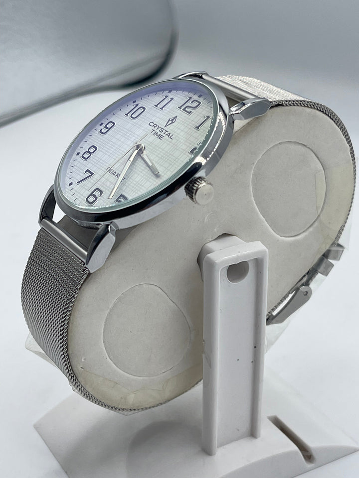 CRYSTALTIME Watch For Men's Water resistant & Steel Back