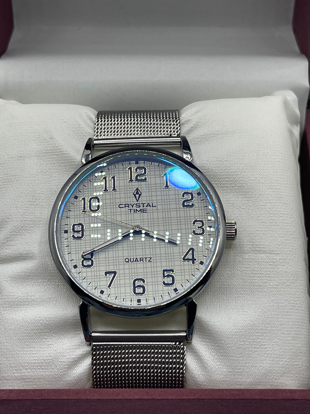 CRYSTALTIME Watch For Men's Water resistant & Steel Back