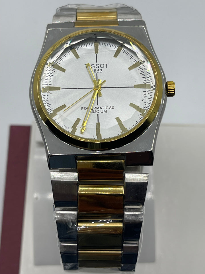 TISSOT Watch For Men's Water resistant & Steel Back