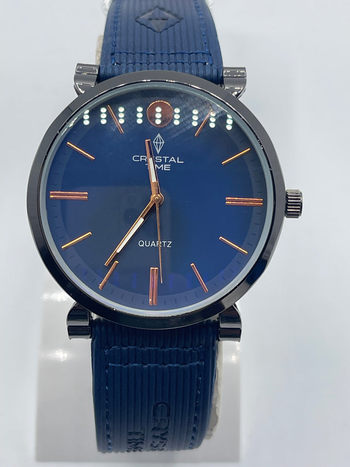 CRYSTALTIME Watch For Men's Water resistant & Steel Back