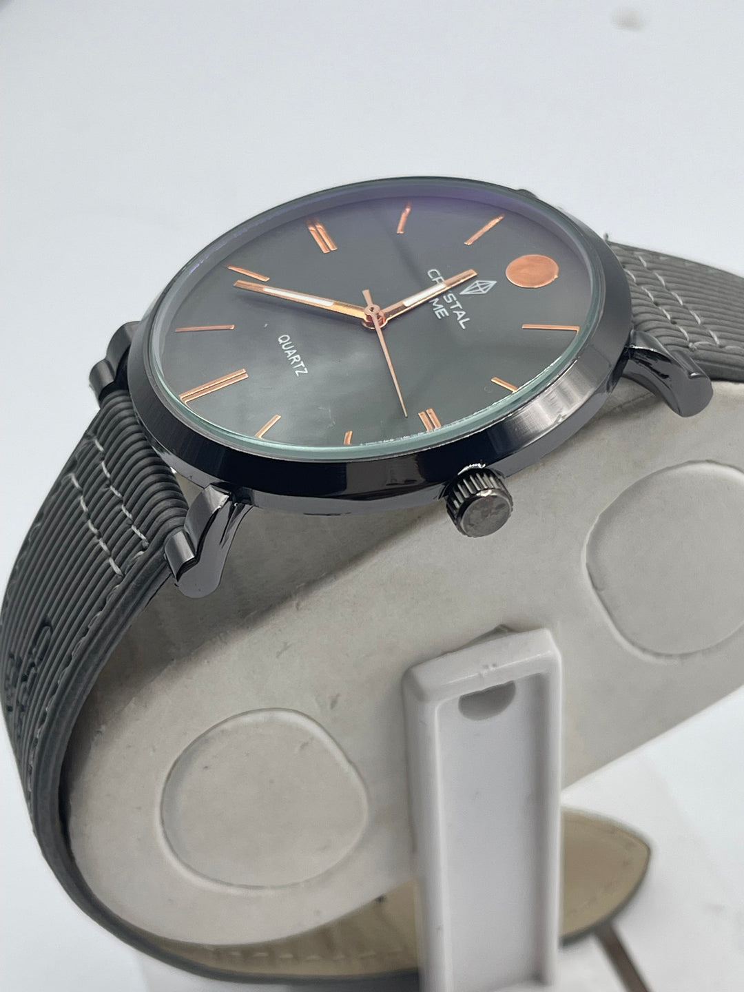 CRYSTALTIME Watch For Men's Water resistant & Steel Back