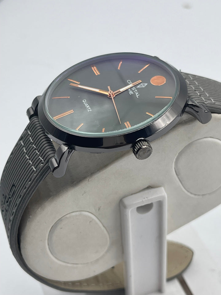CRYSTALTIME Watch For Men's Water resistant & Steel Back