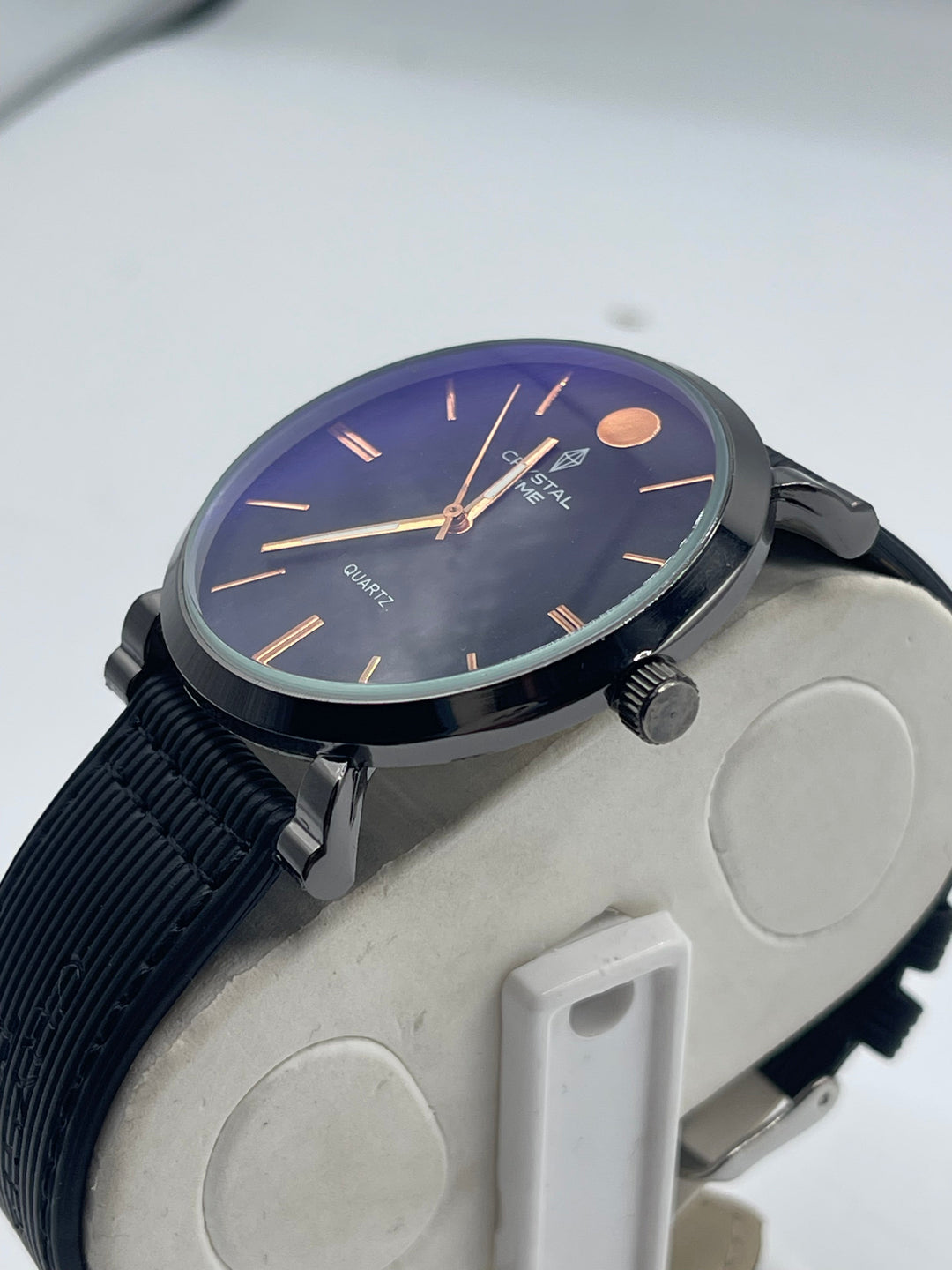 CRYSTALTIME Watch For Men's Water resistant & Steel Back