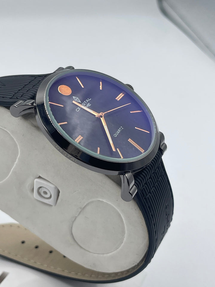 CRYSTALTIME Watch For Men's Water resistant & Steel Back