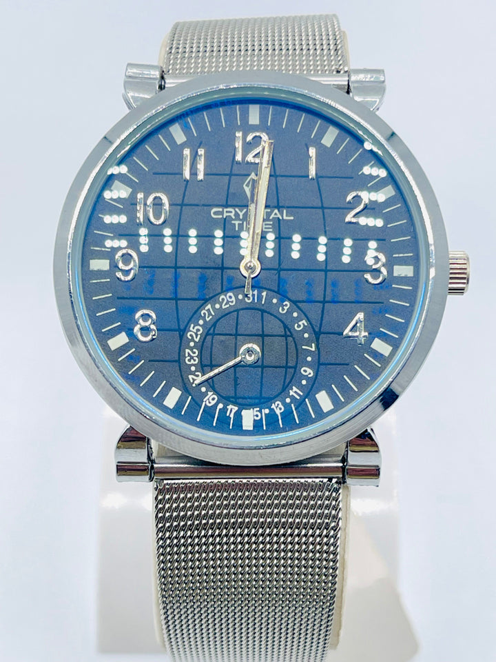 CRYSTALTIME Watch For Men's Water resistant & Steel Back
