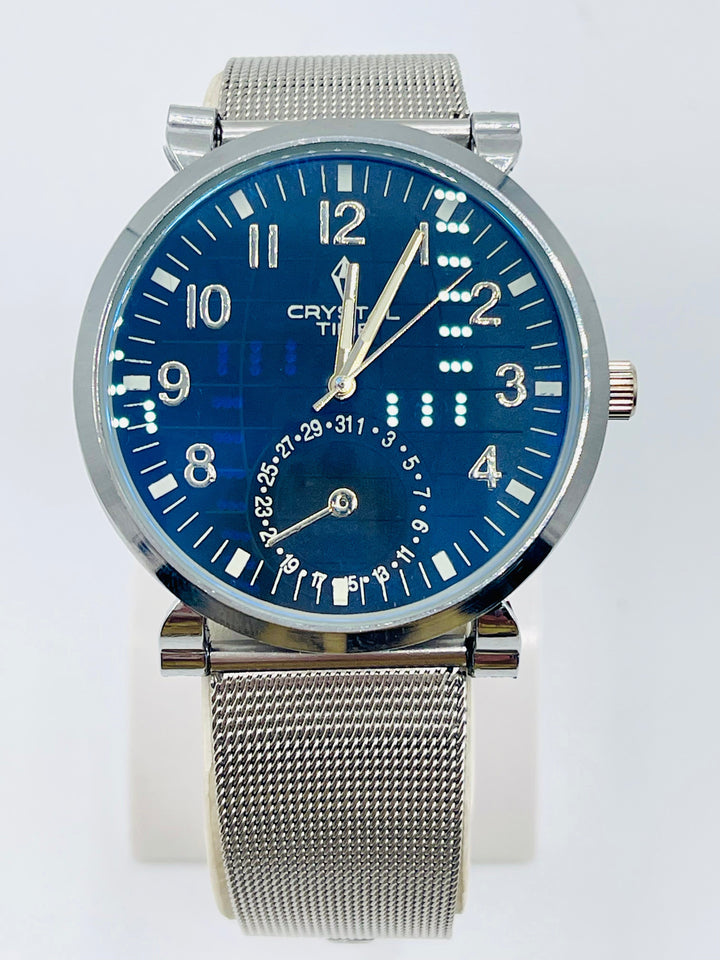 CRYSTALTIME Watch For Men's Water resistant & Steel Back