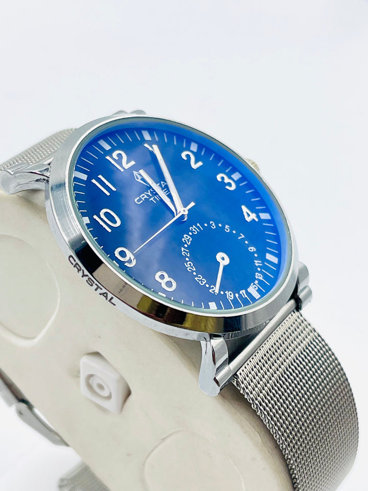 CRYSTALTIME Watch For Men's Water resistant & Steel Back