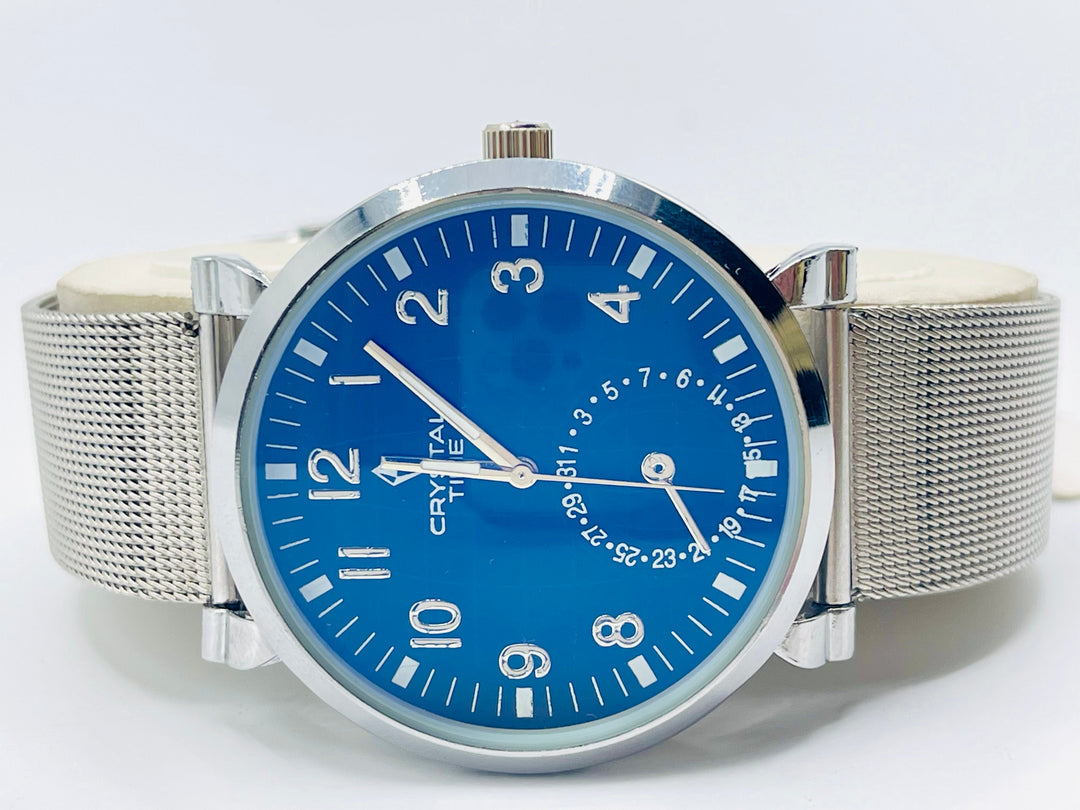 CRYSTALTIME Watch For Men's Water resistant & Steel Back