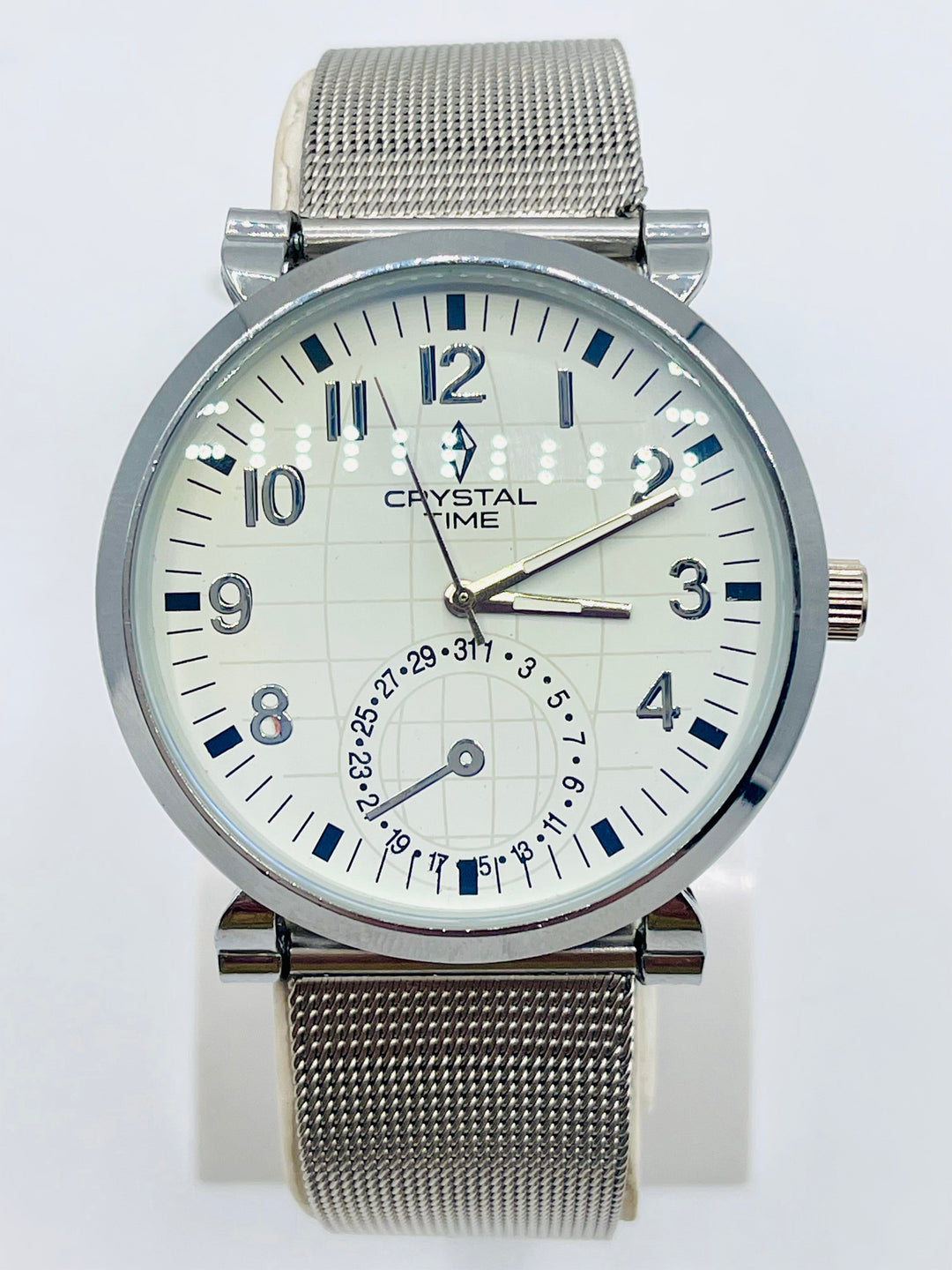 CRYSTALTIME Watch For Men's Water resistant & Steel Back