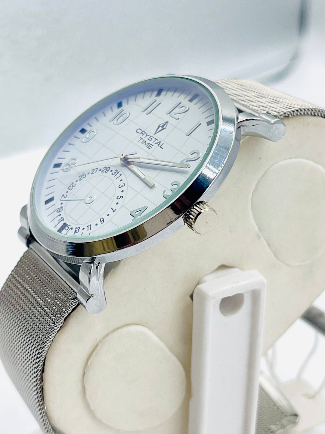 CRYSTALTIME Watch For Men's Water resistant & Steel Back
