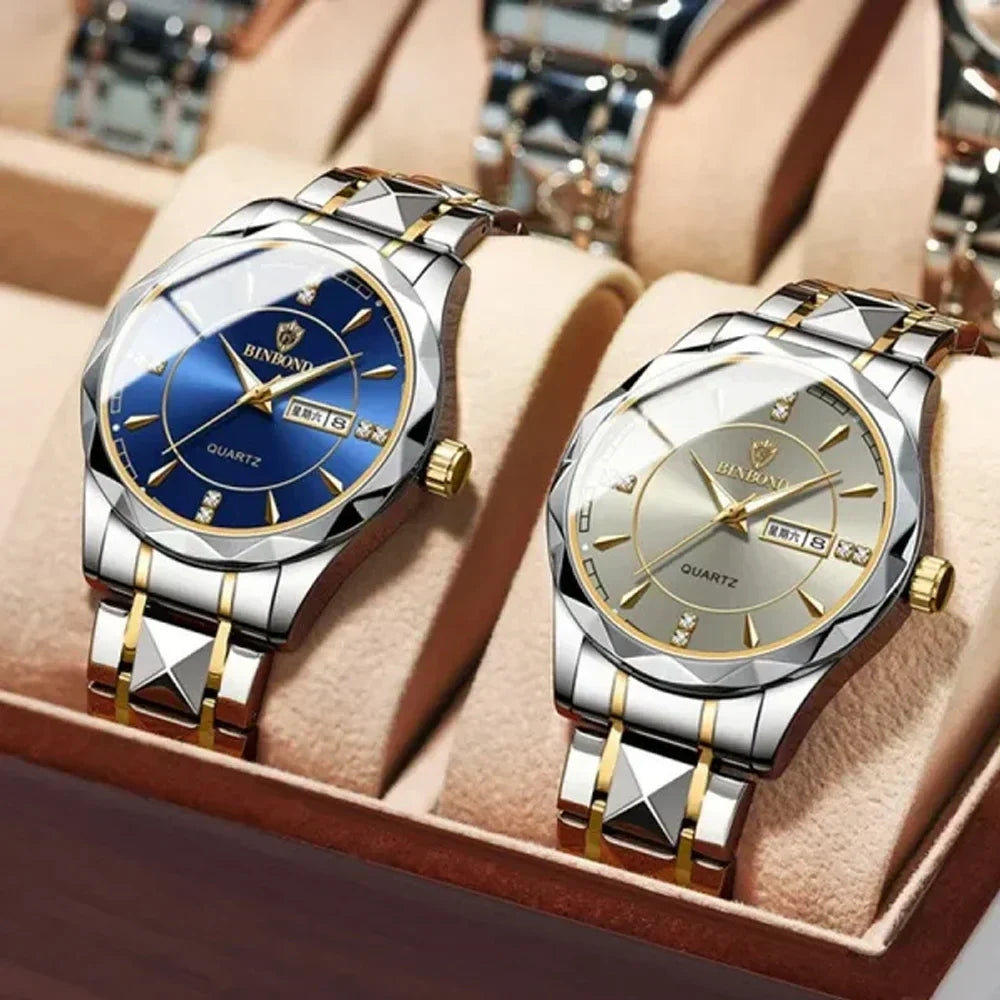 BINBOND Men's Watches Full Water Resistant & Top quality