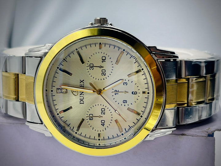 DUNLEX Watch For Men's Water resistant & Steel Back