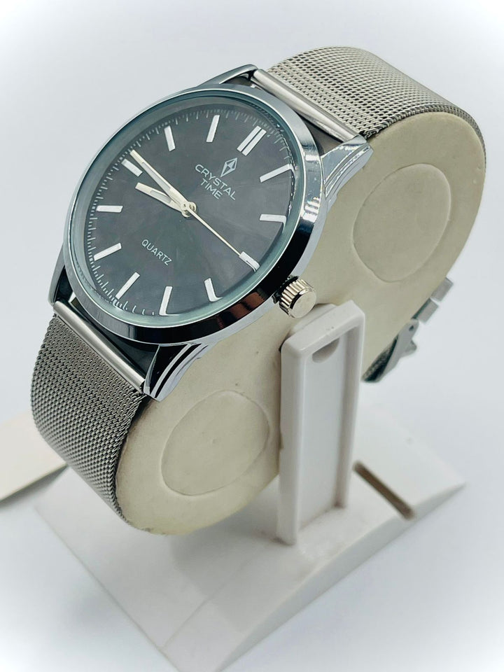 CRYSTALTIME Watch For Men's Water resistant & Steel Back