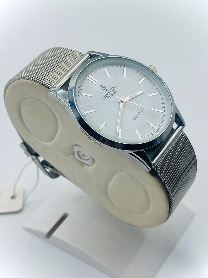 CRYSTALTIME Watch For Men's Water resistant & Steel Back