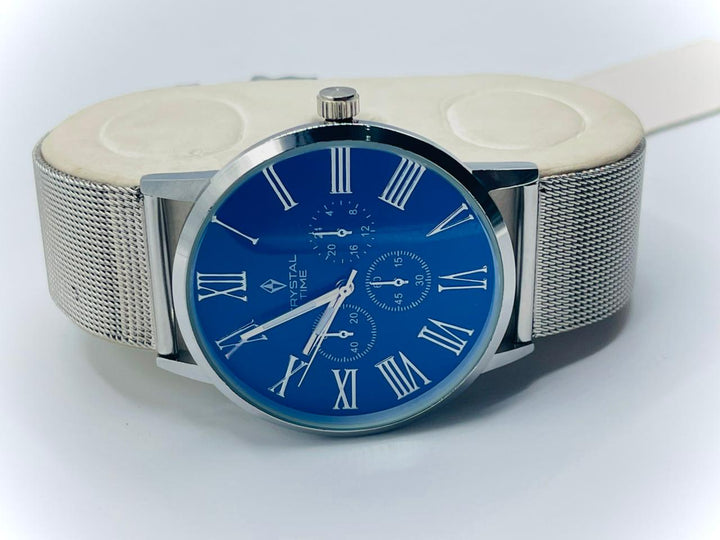 CRYSTALTIME Watch For Men's Water resistant & Steel Back