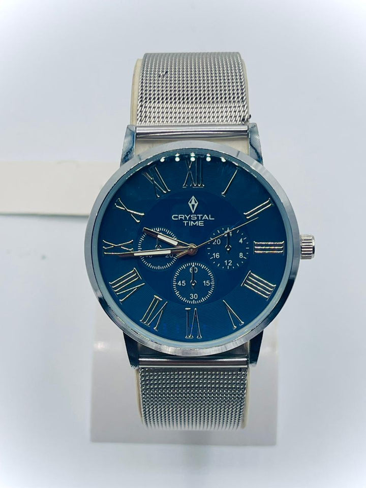 CRYSTALTIME Watch For Men's Water resistant & Steel Back