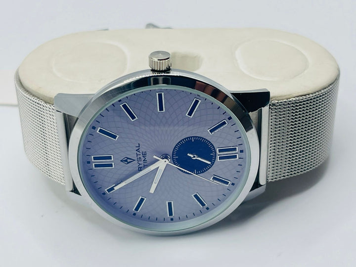 CRYSTALTIME Watch For Men's Water resistant & Steel Back