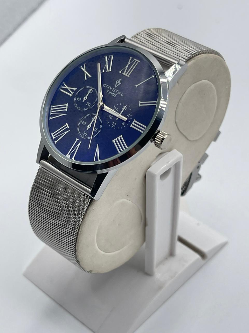 CRYSTALTIME Watch For Men's Water resistant & Steel Back