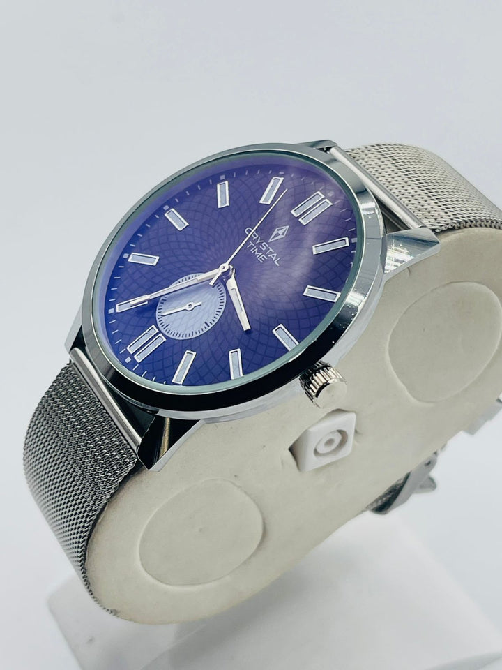 CRYSTALTIME Watch For Men's Water resistant & Steel Back