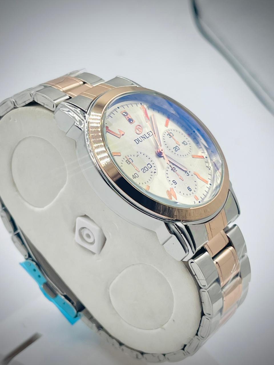 DUNLEX Watch For Men's Water resistant & Steel Back