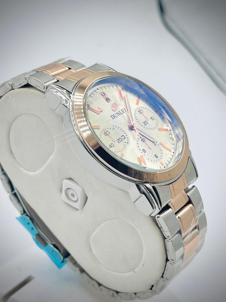 DUNLEX Watch For Men's Water resistant & Steel Back