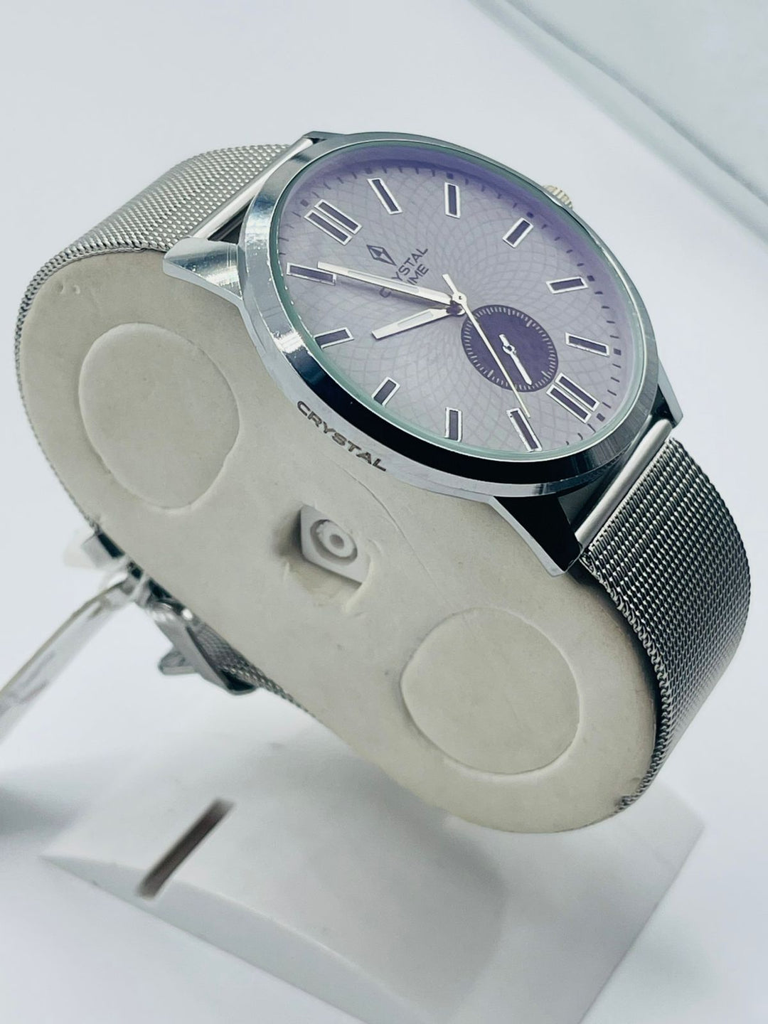 CRYSTALTIME Watch For Men's Water resistant & Steel Back