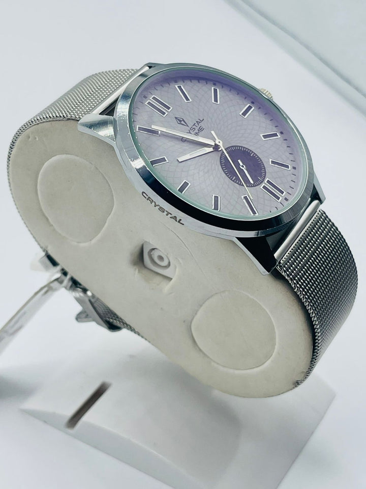 CRYSTALTIME Watch For Men's Water resistant & Steel Back
