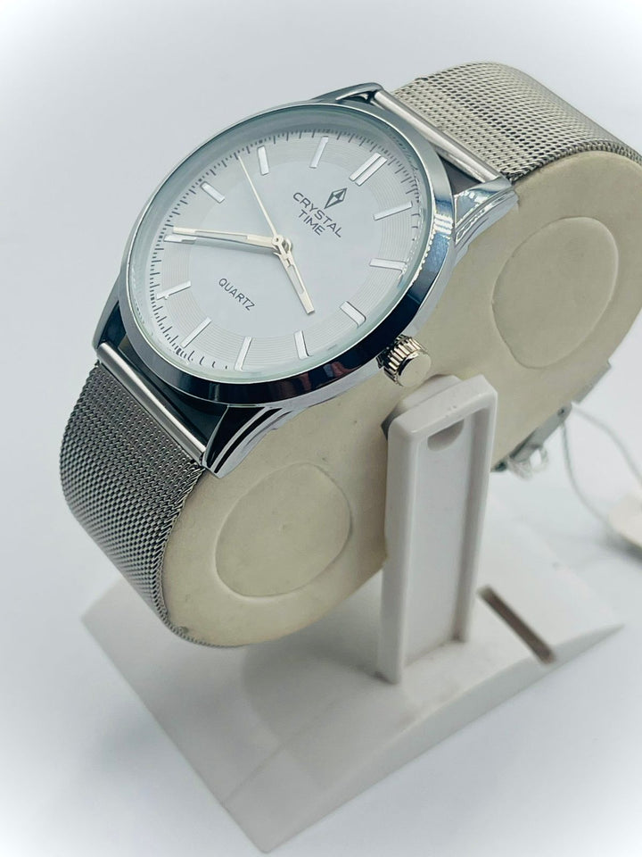 CRYSTALTIME Watch For Men's Water resistant & Steel Back