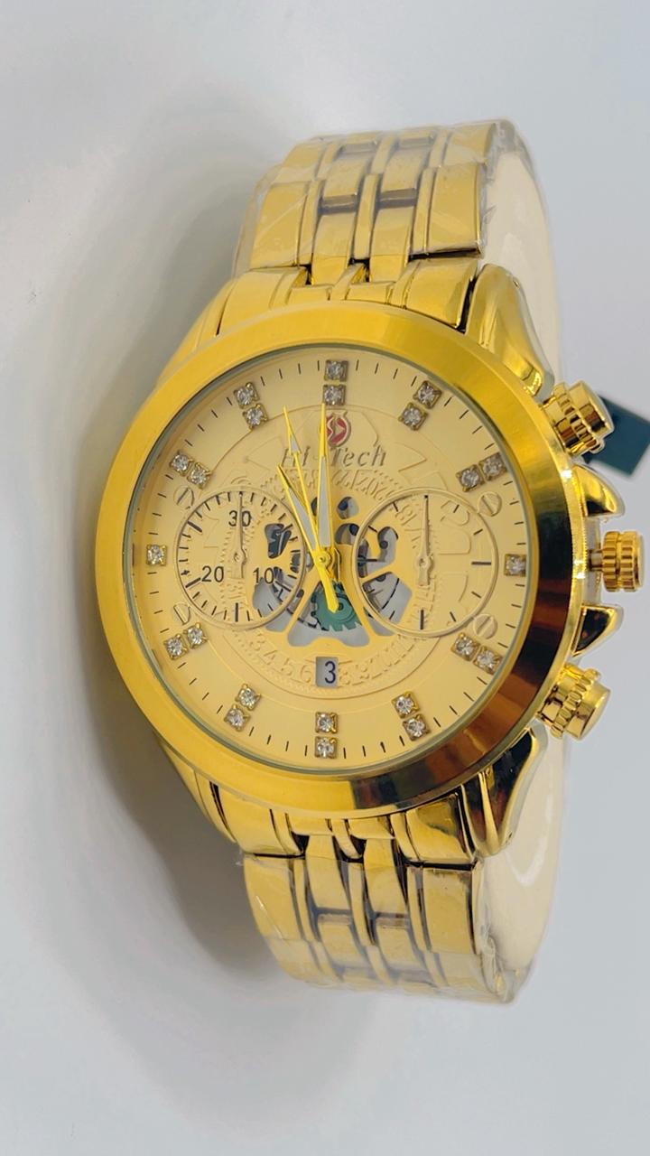 WATCH Steal back water resistant and golden chain