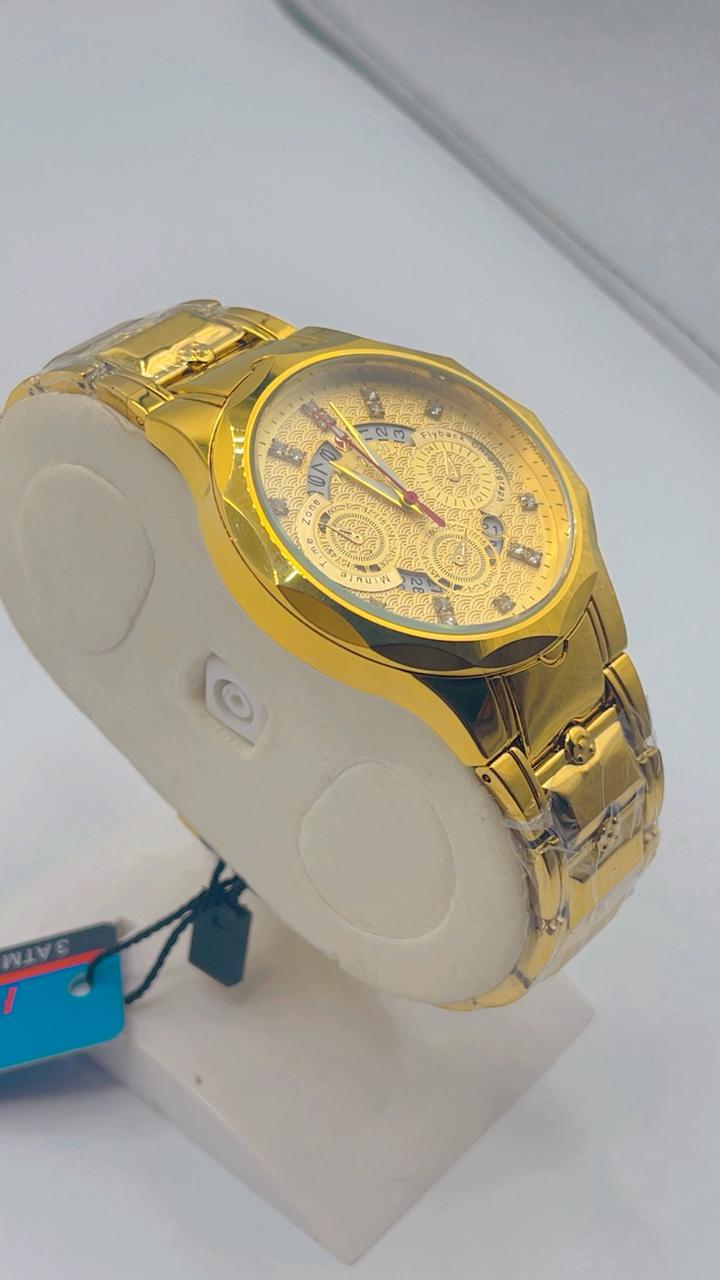 WATCH Steal back water resistant and golden chain