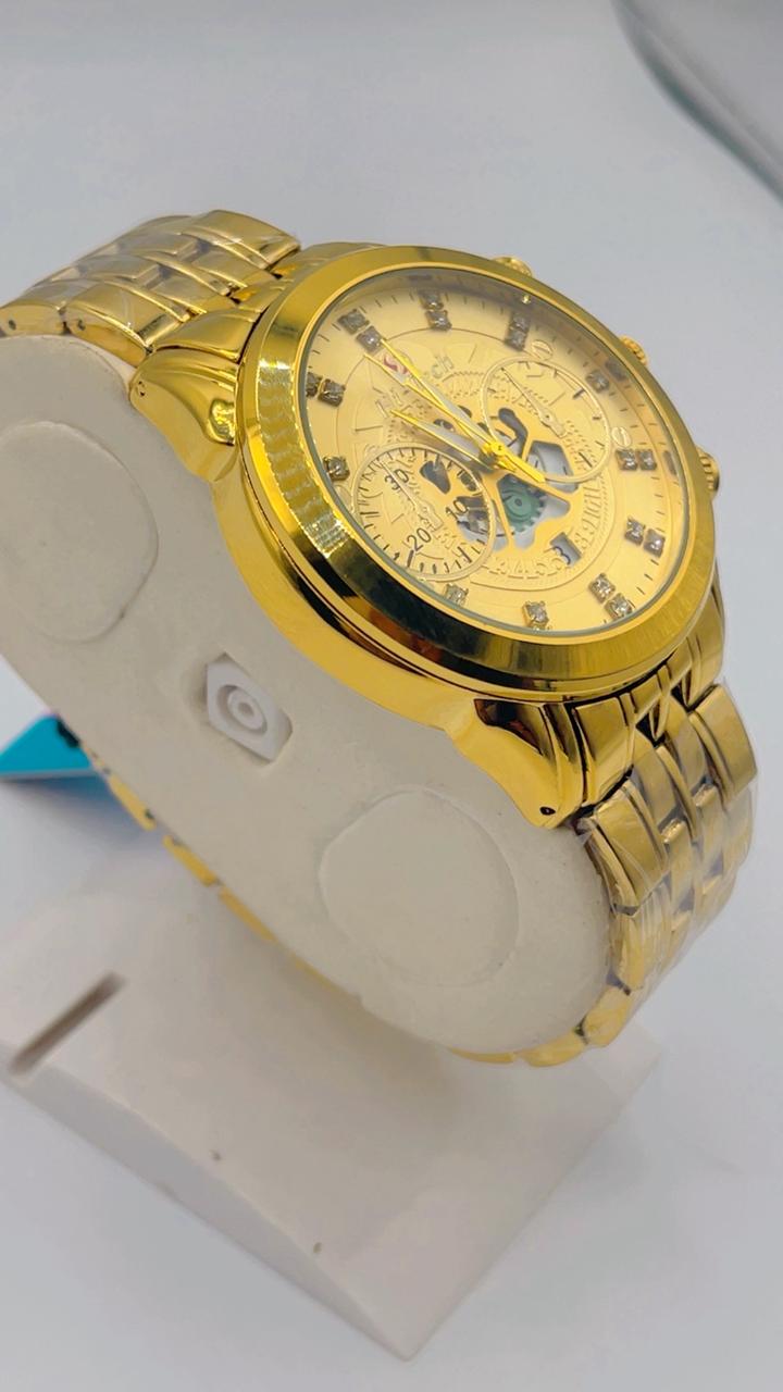 WATCH Steal back water resistant and golden chain