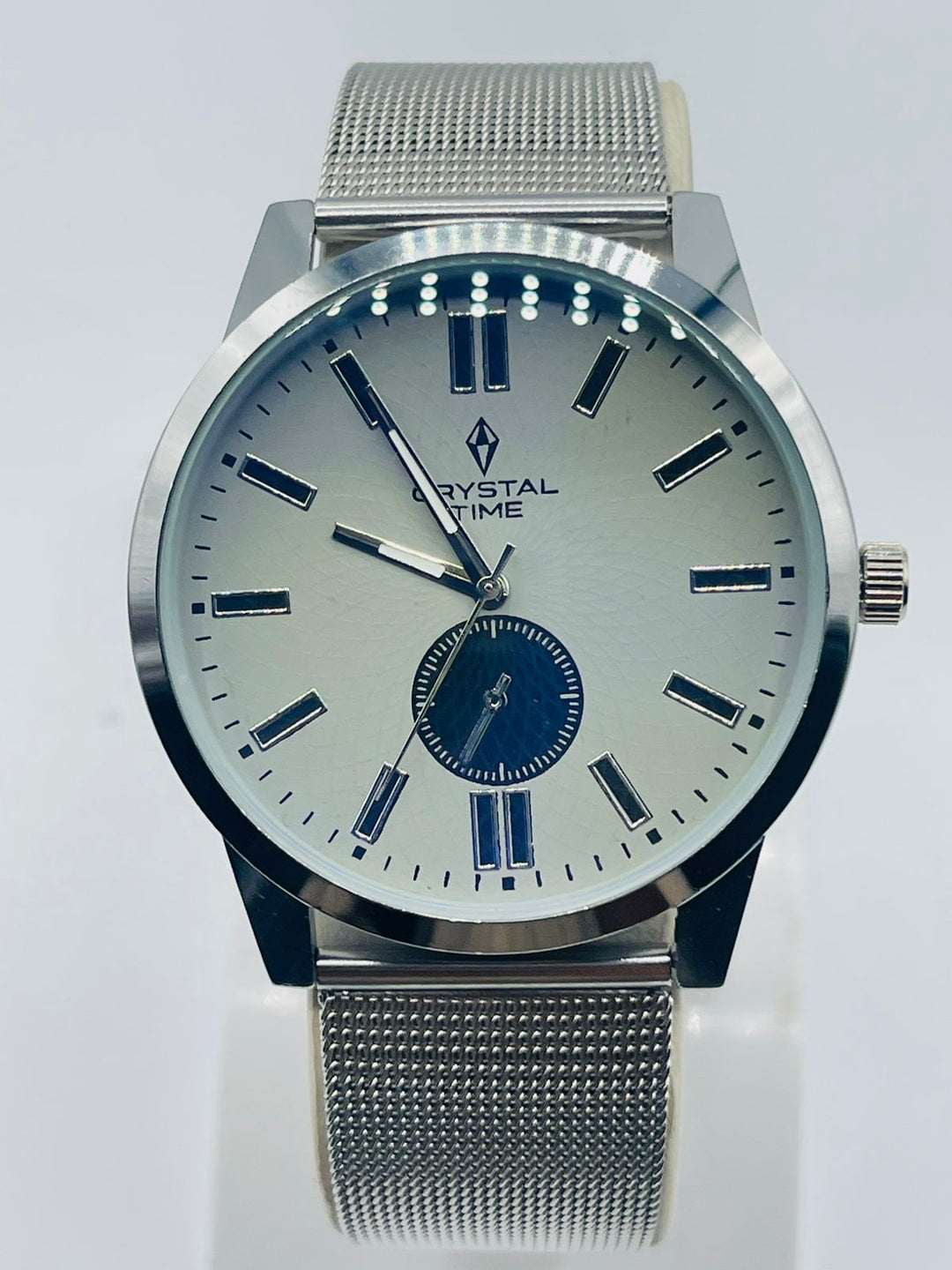 CRYSTALTIME Watch For Men's Water resistant & Steel Back