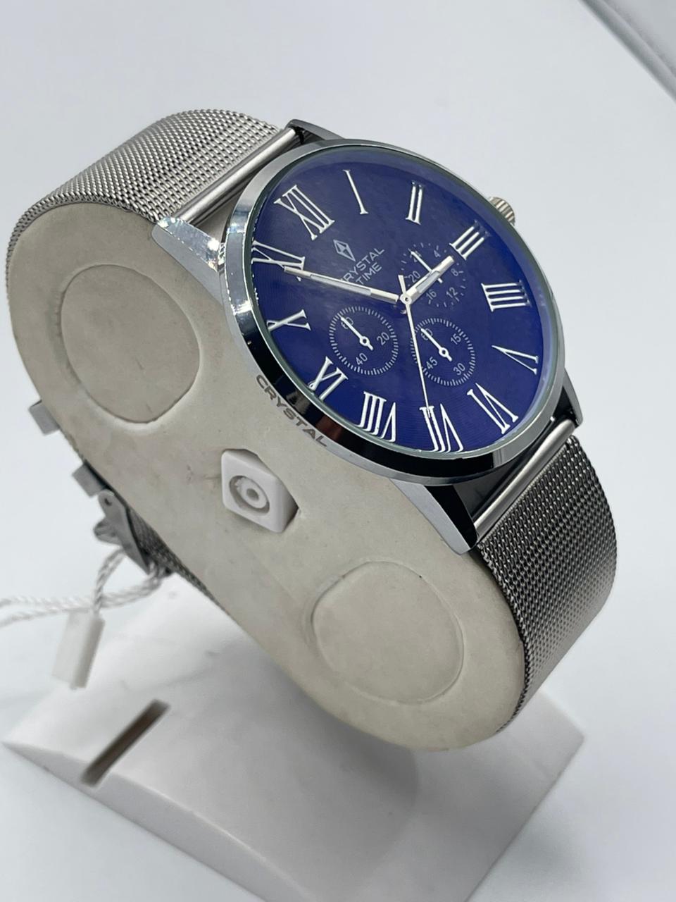 CRYSTALTIME Watch For Men's Water resistant & Steel Back