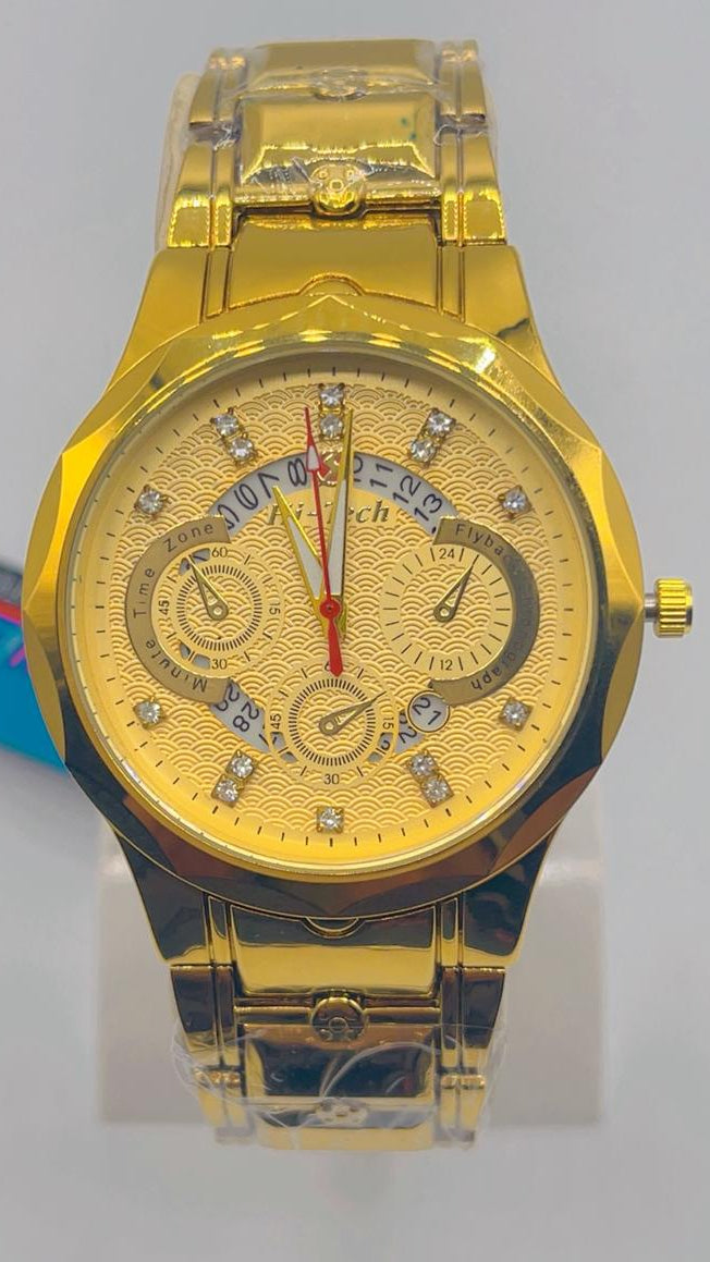 WATCH Steal back water resistant and golden chain