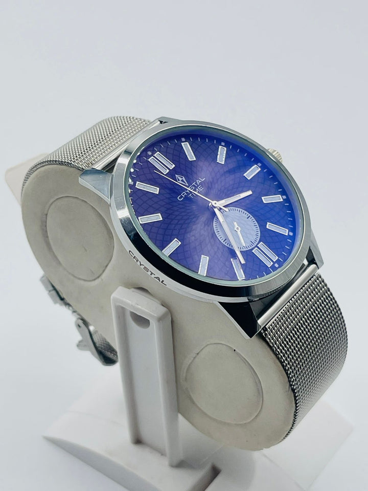 CRYSTALTIME Watch For Men's Water resistant & Steel Back