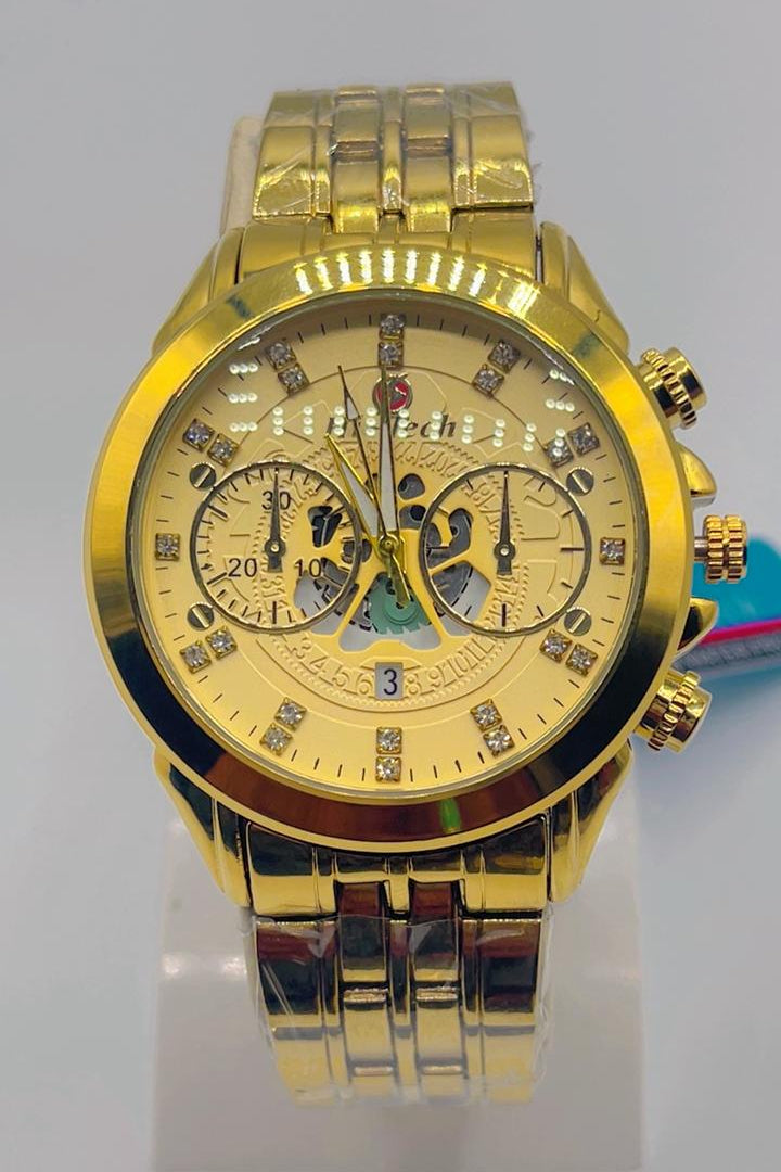 WATCH Steal back water resistant and golden chain