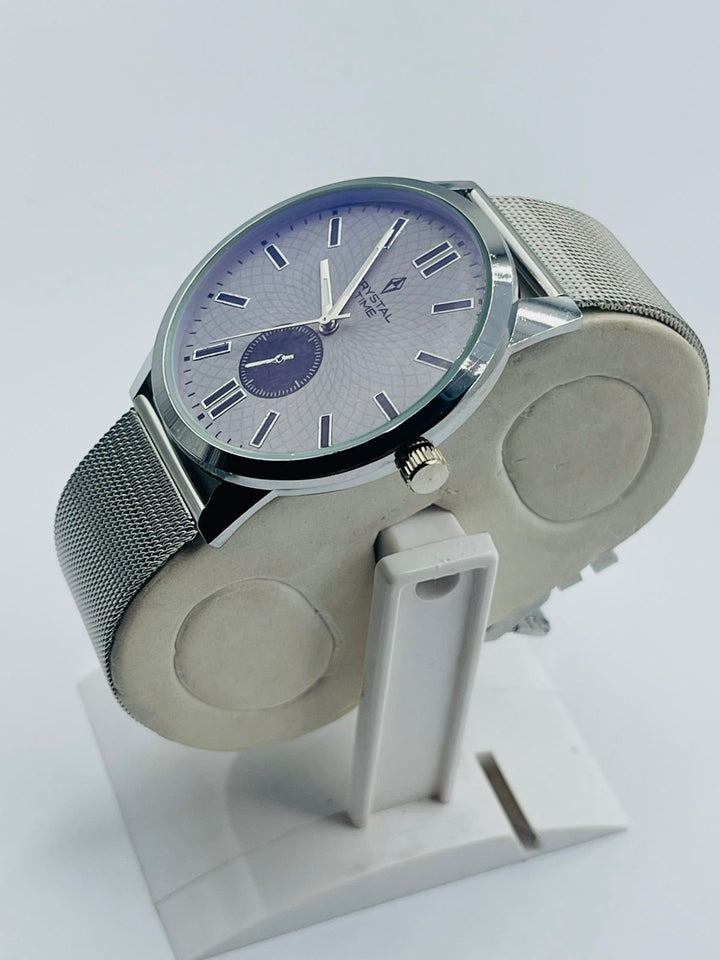 CRYSTALTIME Watch For Men's Water resistant & Steel Back