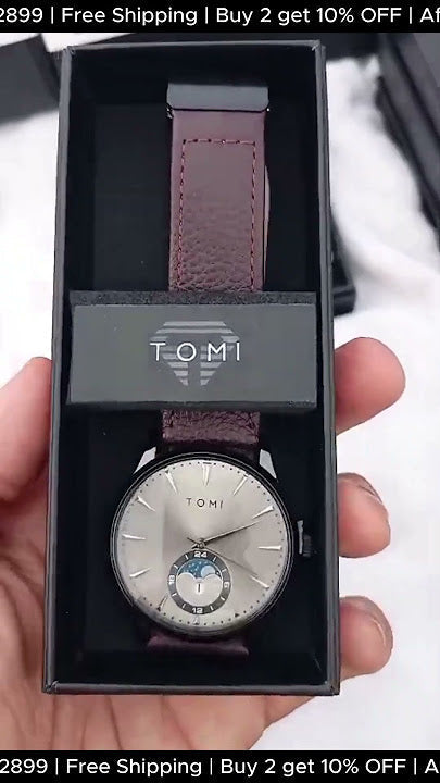 TOMI Watch Full Water Resistant and Top quality